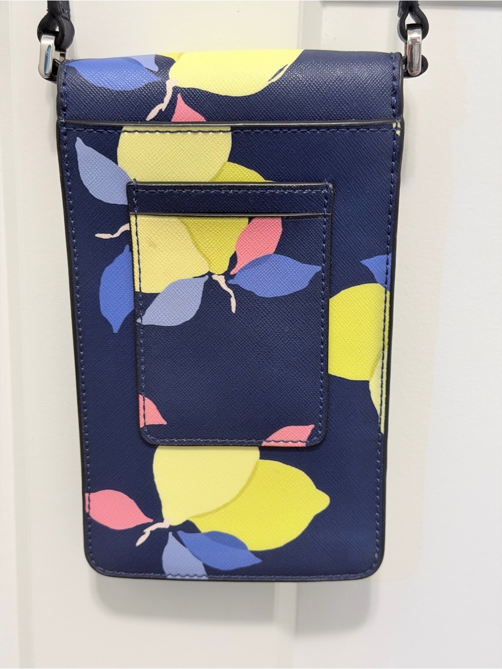 Kate Spade New York Cameron Lemon Zest North South Flap Phone Crossbody. - Picture 7 of 7